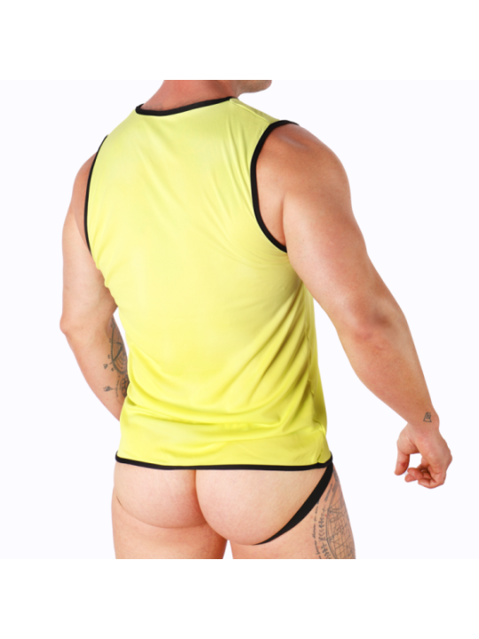 MACHO - T-SHIRT JAUNE S/M
