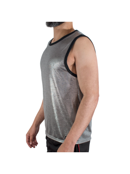 MACHO - T-SHIRT À PAILLETTES FINES L/XL