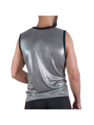 MACHO - T-SHIRT À PAILLETTES FINES L/XL