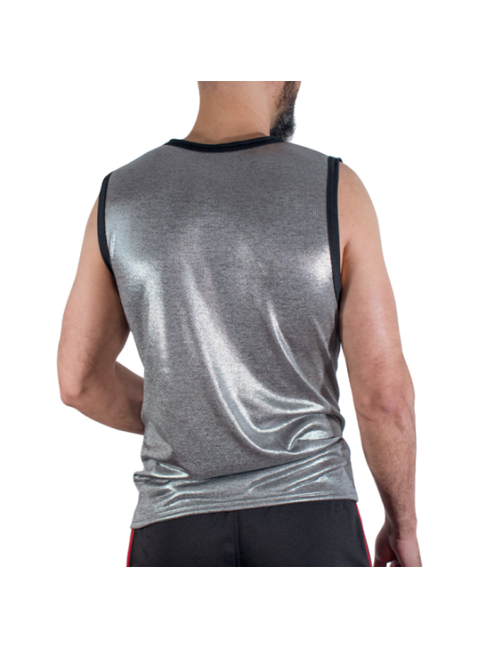 MACHO - T-SHIRT À PAILLETTES FINES L/XL