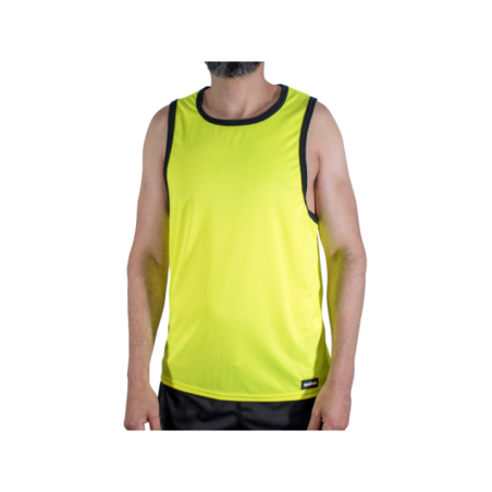 MACHO - CMV001 T-SHIRT DE SPORT JAUNE S/M