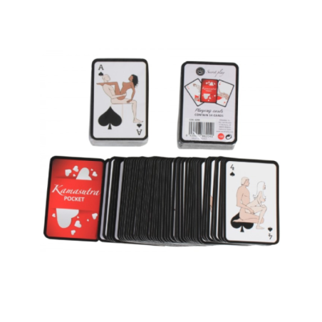 SECRETPLAY - CARTES À JOUER KAMASUTRA DE POCHE (ES/EN/PT/IT/FR/DE)