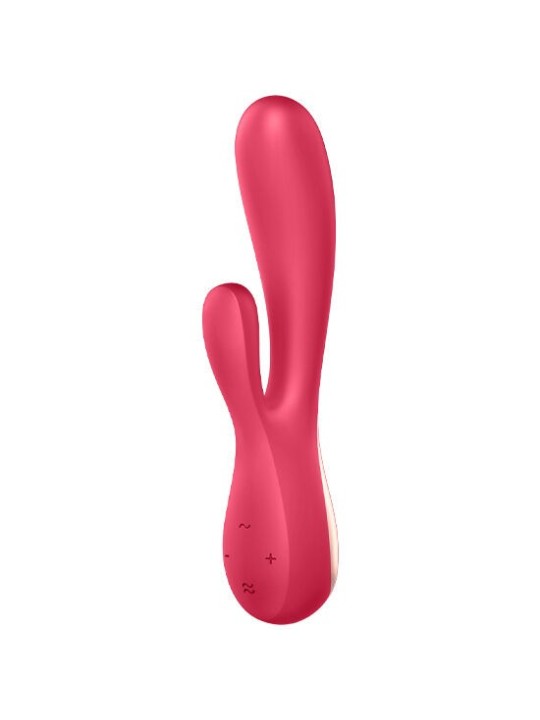 SATISFYER - MONO FLEX ROUGE AVEC APPLICATION