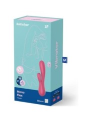 SATISFYER - MONO FLEX ROUGE AVEC APPLICATION