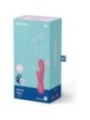 SATISFYER - MONO FLEX ROUGE AVEC APPLICATION