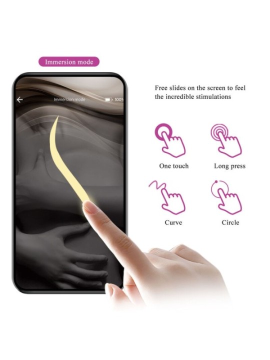 PRETTY LOVE - HECTOR ELECTROSHOCK VIBRATEUR PAR APP CONTROL VIOLET