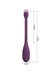 PRETTY LOVE - VIBRATEUR CONTRÔLÉ PAR APPLICATION LEVIATHAN VIOLET