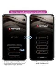 PRETTY LOVE - VIBRATEUR CONTRÔLÉ PAR APPLICATION LEVIATHAN VIOLET