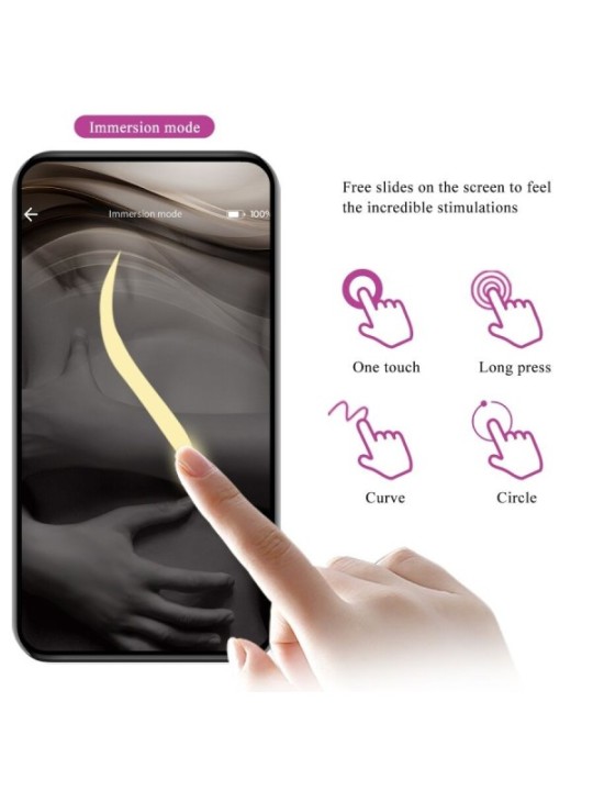 PRETTY LOVE - VIBRATEUR CONTRÔLÉ PAR APPLICATION LEVIATHAN VIOLET