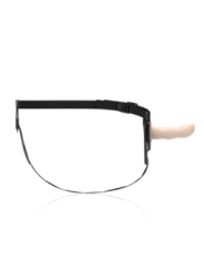 FETISH SUBMISSIVE HARNESS - SILICONE CHAIR POINT G 12,5 CM