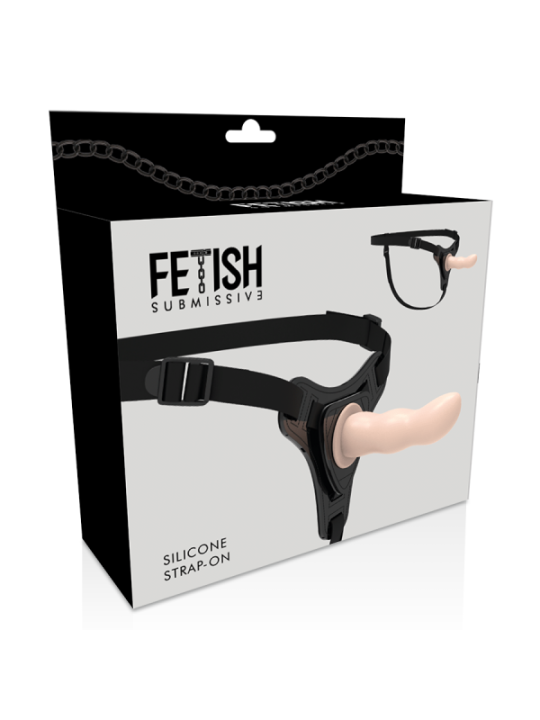 FETISH SUBMISSIVE HARNESS - SILICONE CHAIR POINT G 12,5 CM