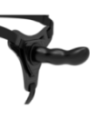 FETISH SUBMISSIVE HARNESS - SILICONE NOIR POINT G 16 CM