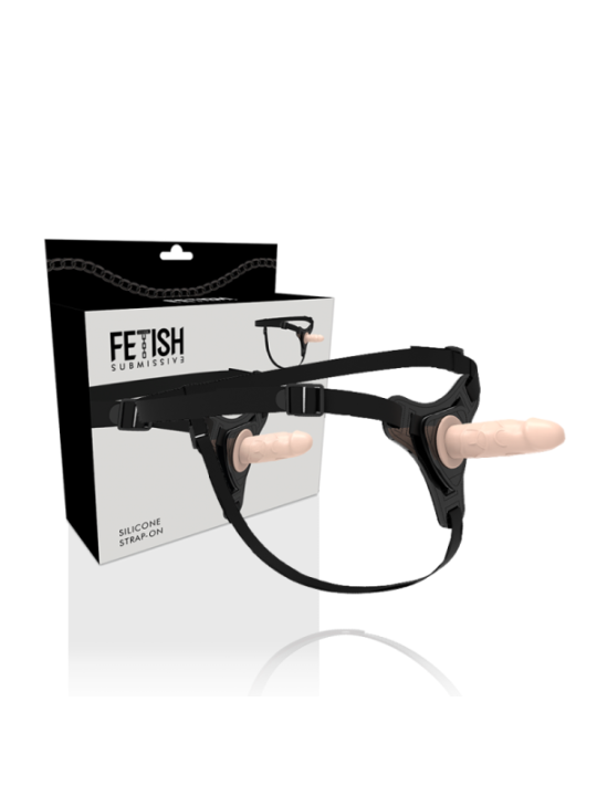 FETISH SUBMISSIVE HARNESS - SILICONE CHAIR RÉALISTE 12,5 CM