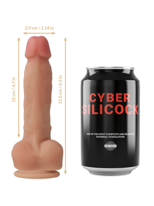 CYBER SILICOCK - ANSEL  SANGLES AVEC 3 ANNEAUX GRATUITS 15.5 CM -O- 2.9 CM