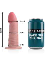ROCKARMY - HARNAIS + GODE RÉALISTE TIGRE DOUBLE DENSITÉ 14 CM -O- 4.46 CM