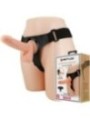 PRETTY LOVE - HARNAIS SLIPS HARNAIS UNIVERSEL AVEC GODE TOM 20 CM NATUREL