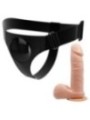 PRETTY LOVE - HARNAIS SLIPS HARNAIS UNIVERSEL AVEC GODE TOM 20 CM NATUREL