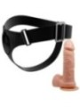 PRETTY LOVE - HARNAIS SLIPS HARNAIS UNIVERSEL AVEC GODE TOM 20 CM NATUREL