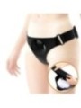 PRETTY LOVE - HARNAIS SLIPS HARNAIS UNIVERSEL AVEC GODE TOM 20 CM NATUREL