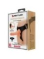 PRETTY LOVE - HARNAIS SLIPS HARNAIS UNIVERSEL AVEC GODE TOM 20 CM NATUREL