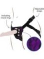 GET REAL - HARNAIS EN DENTELLE  STRAP-ON VIOLET
