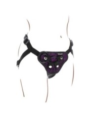 GET REAL - HARNAIS EN DENTELLE  STRAP-ON VIOLET
