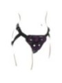 GET REAL - HARNAIS EN DENTELLE  STRAP-ON VIOLET