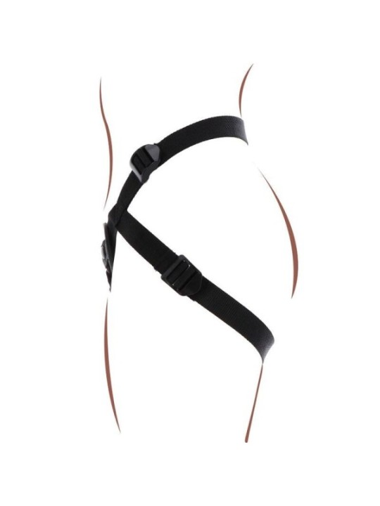 GET REAL - HARNAIS EN DENTELLE  STRAP-ON VIOLET