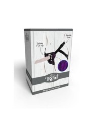 GET REAL - HARNAIS EN DENTELLE  STRAP-ON VIOLET