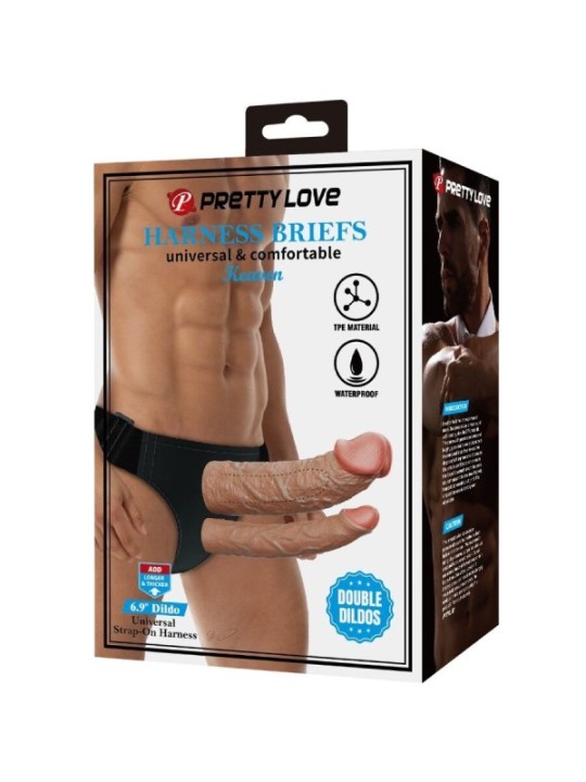 PRETTY LOVE - KEAVEN HARNAIS BRIEFS DOUBLE GODE UNIVERSEL ET CONFORTABLE