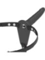 FETISH SUBMISSIVE HARNESS - VIBRATEUR SILICONE NOIR 15 CM