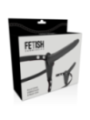 FETISH SUBMISSIVE HARNESS - VIBRATEUR SILICONE NOIR 15 CM