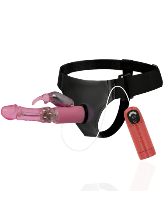 HARNESS ATTRACTION - RNES DANIEL AVEC VIBRATION ET ROTATION 18 CM -O- 3.5 CM