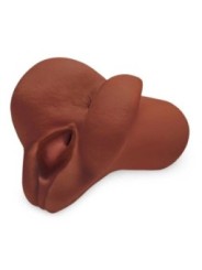 PDX PLUS - MASTURBATEUR DOUBLE MARRON CHOISISSEZ VOTRE PLAISIR