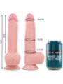 ROCKARMY - HARNAIS + VIBRATEUR SILICONE LIQUIDE PREMIUM TÉLÉCOMMANDE APACHE 20.5 CM -O- 4.62 CM