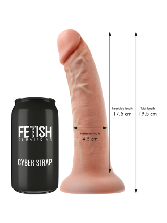 FETISH SUBMISSIVE CYBER STRAP - HARNAIS AVEC TÉLÉCOMMANDE DILDO WATCHME M TECHNOLOGIE