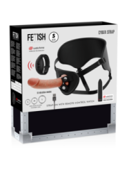 FETISH SUBMISSIVE CYBER STRAP - HARNAIS AVEC GODE ET TÉLÉCOMMANDE BULLET TECHNOLOGIE WATCHME S