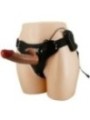 PRETTY LOVE - MARION HARNAIS SLIP UNIVERSEL AVEC DILDO VIBRANT 19 CM MARRON