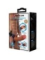 PRETTY LOVE - MARION HARNAIS SLIP UNIVERSEL AVEC DILDO VIBRANT 19 CM MARRON