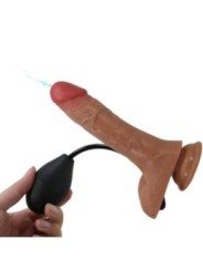 PRETTY LOVE - SLIP HARNAIS UNIVERSEL AVEC GODE VIBRANT ET SQUIRTING 15,5 CM MULATO