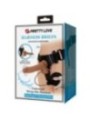 PRETTY LOVE - SLIP HARNAIS UNIVERSEL AVEC GODE VIBRANT ET SQUIRTING 15,5 CM MULATO