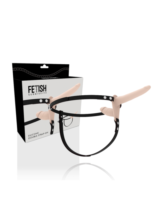 FETISH SUBMISSIVE HARNESS - DOUBLE PÉNÉTRATION CHAIR