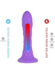 SILEXD - DREAMY DILDO FANTASY SILICONE LIQUIDE THERMORÉACTIF VIOLET 18,5 CM