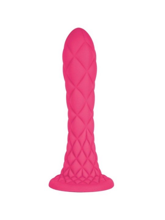 SILEXD - DREAMY DILDO FANTASY SILICONE LIQUIDE THERMOREACTIF FUCHSIA 18,5 CM