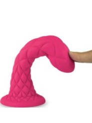 SILEXD - DREAMY DILDO FANTASY SILICONE LIQUIDE THERMOREACTIF FUCHSIA 18,5 CM