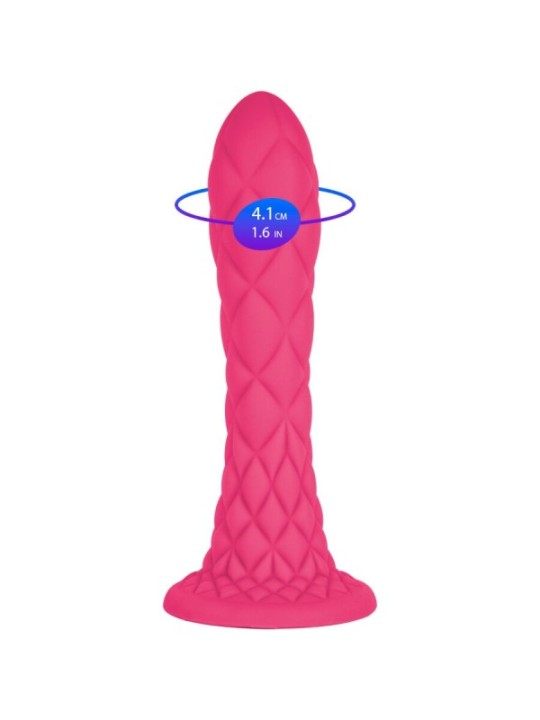 SILEXD - DREAMY DILDO FANTASY SILICONE LIQUIDE THERMOREACTIF FUCHSIA 18,5 CM