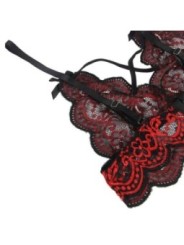 SUBBLIME - SET ENSEMBLE DEUX PIÈCES TOP ET CULOTTE EN DENTELLE S/M