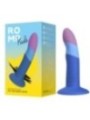 ROMP - PICCOLO GODEMICHET EN SILICONE AVEC VENTOUSE TRICOLORE 14 CM