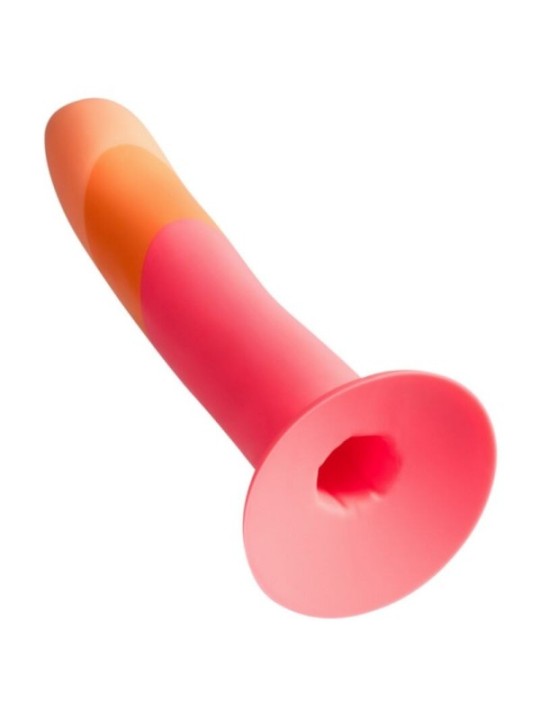 ROMP - DIZI GODEMICHET EN SILICONE AVEC VENTOUSE TRICOLÉ 18 CM