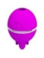 PRETTY LOVE - VIBRATEUR ROND EN SILICONE GEMINI BALL VIOLET